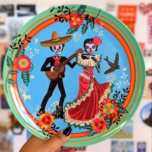 Dia De Los Muertos Plate